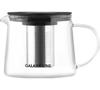Чайник заварочный Galaxy LINE GL 9362 боросиликатное стекло, 1000 мл, фильтр 7030893620