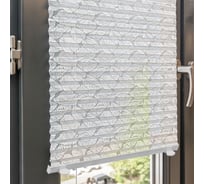 Плиссе натяжного типа Эскар Принт, белый, 57x170 см 140701057