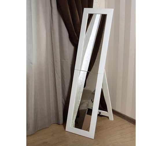 Зеркало напольное Мебелик BeautyStyle 12 белый 8973