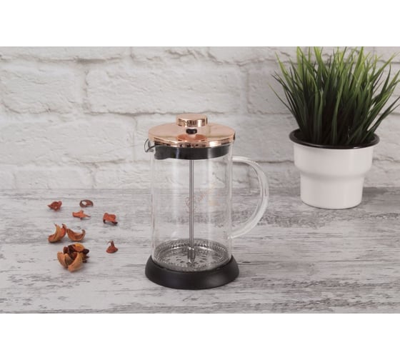 Френч-пресс BerlingerHaus Rosegold Line 350 мл BH-1493 1493-BH