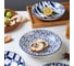 Тарелка Homium Kitchen Japanese Collection, Очарование, диаметр 20 см, синий/белый plategzhel03 7