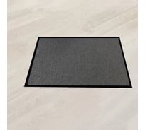 Коврик в прихожую Profiflooring 80x120 см, серый, влаговпитывающий 70083