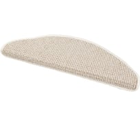 Коврик для лестницы Profiflooring 65x25 см, бежевый, интерьерный 59936