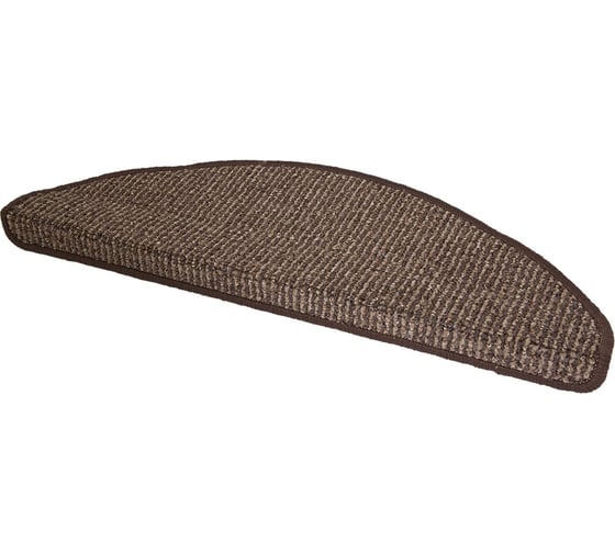 Коврик для лестницы Profiflooring 65x25 см, коричневый, интерьерный 61945