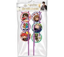 Набор трубочек для коктейля ND Play Harry Potter 6 шт., чиби 296126