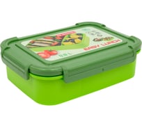 Герметичный ланч-бокс Архимед 0.9 л, секционный, зеленый Р2215ЗЕЛ