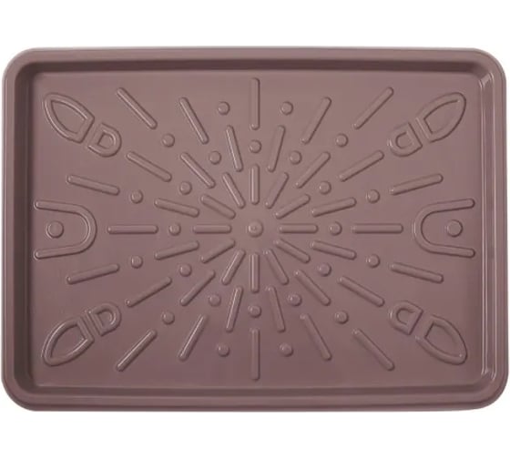 Лоток для обуви Архимед 53.5x38x4 см, фиолетовый Р1212Ф 1