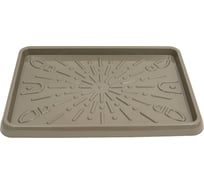 Лоток для обуви Архимед 53.5x38x4 см, коричневый Р1212Кор