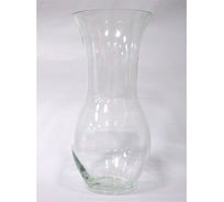 Декоративная ваза Никольский завод светотехнического стекла Евгения большая, высота 39 см, диаметр 18 см 069036