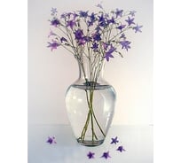 Ваза Никольский завод светотехнического стекла Моника высота 26 см, диаметр 15 см 063239