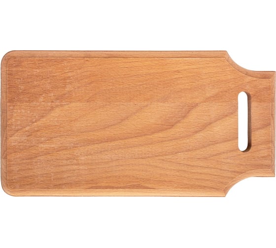 Разделочная полуфигурная доска ООО Комус бук, 36x19x1.6 см 60070438 1599137 1