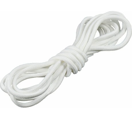 Шнурки для обуви Сибирский Следопыт круглые, цв. белый, диам. 4 мм., дл. 150 см/100/ PF-SL-13