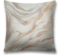 Декоративная наволочка на молнии, чехол на подушку JoyArty Нежный мрамор 45x45 см sl_sd1114