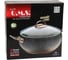 Кастрюля OMS collection 18x8 см, 2 л, с АПП, с крышкой стеклянной, черный/медный 3141-18-Cp 2