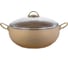 Кастрюля OMS collection 24x10,5 см, 4,5 л, с АПП, с крышкой стеклянной, кремовый 3141-IND-CRM-24 1