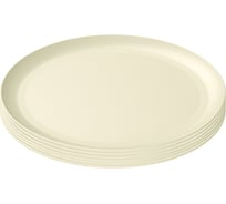 Комплект тарелок Idiland диаметр 200 мм, 6 шт светло-бежевый 241112925/01