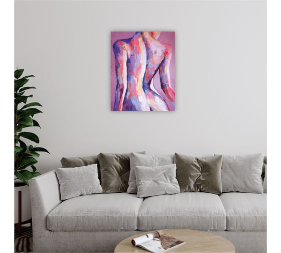 Картина Симфония Силуэт девушки 40x50 см 1-249