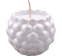 Свеча декоративная с подсвечником МУЛЬТИДОМ "Бабл", размер 8x8х6,5 см МС5-206