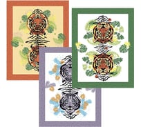 Полотенце МУЛЬТИДОМ "Ауф Тигр", размер 46x60см 3диз. МТ88-394