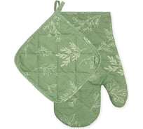 Прихватка с рукавицей МУЛЬТИДОМ "Мильфлёр", набор из 2-х предметов МТ22-265