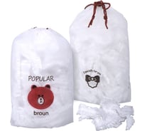 Набор крышек-чехлов для пищевых продуктов МУЛЬТИДОМ 100 шт, диаметр до 35 см VL80-507