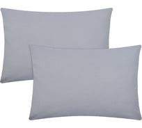 Комплект наволочек Этель цвет серый, 50x70 см - 2 шт., 100% хлопок, бязь 10068066