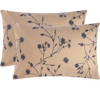 Комплект наволочек Этель Flowers (вид 1) 50x70 см - 2 шт., 100% хлопок, поплин 6925284
