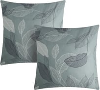 Комплект наволочек Этель Mint leaves 70x70 см - 2 шт., 100% хлопок, перкаль 7690460