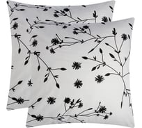 Комплект наволочек Этель Flowers (вид 3) 70x70 см - 2 шт., 100% хлопок, поплин 6925286