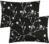 Комплект наволочек Этель White flowers (вид 3) 50x70 см - 2 шт., 100% хлопок, поплин 9423666