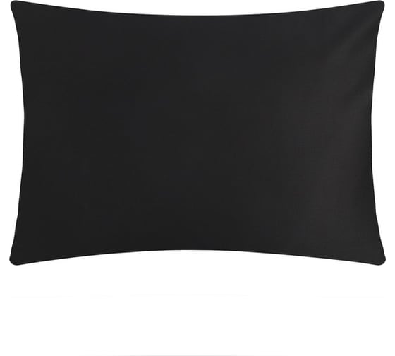 Наволочка Этель Jet black 50x70 см, 100% хлопок, мако-сатин, 114 г/м2 9515303