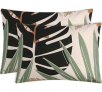 Комплект наволочек Этель Colored tropics (вид 2) 50x70 см - 2 шт., 100% хлопок, бязь 9652885