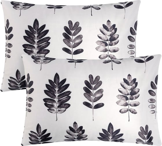 Комплект наволочек Этель Natural print, 50x70 см - 2 шт., 100% хлопок, мако-сатин 9351073 1