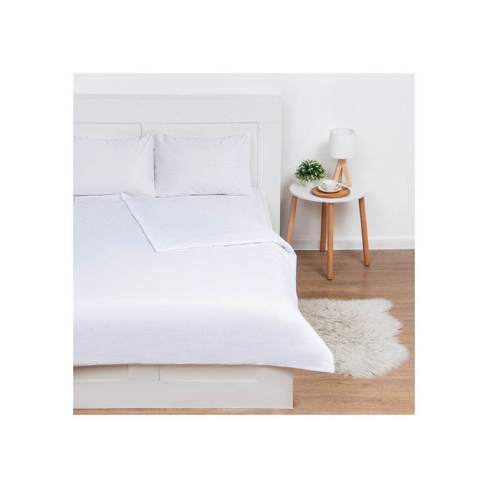 Пододеяльник Этель 1,5 спальный, 143x214 см, бязь отбеленная 120 гр/м2 ...