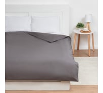 Пододеяльник Этель 200x215, цвет серый, 100% хлопок, бязь125 г/м2 9046019