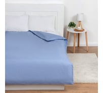 Пододеяльник Этель 145x215, цвет голубой, 100% хлопок, поплин 125 г/м2 9241750