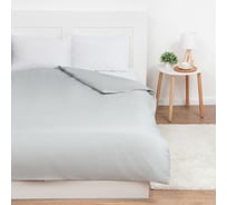 Пододеяльник Этель 200x215, цвет светло-серый, 100% хлопок, бязь 125 г/м2 9046051