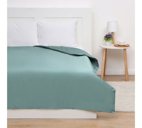 Пододеяльник Этель Green paradise 145x215, 100% хлопок, мако-сатин, 114 г/м2 9954261 1