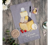 Набор кухонный Этель «Cheese» подставка, полотенце, формочка 7620884