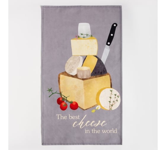 Набор кухонный Этель «Cheese» подставка, полотенце, формочка 7620884