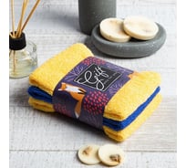 Набор махровых полотенец Этель Gift only for you 30x30 см, 3 шт, 340 г/м2, 100% хлопок 6622968