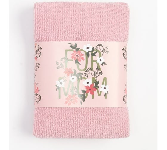 Набор махровых полотенец Этель For mom 30x30 см, 3 шт, 340 г/м2, 100% хлопок 7576362