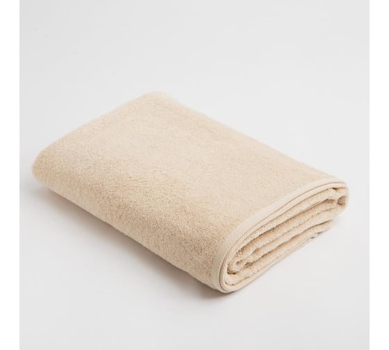 Полотенце махровое Этель Organic Beige 70x130 см, 100% хлопок, 420 гр/м2 5572868 1