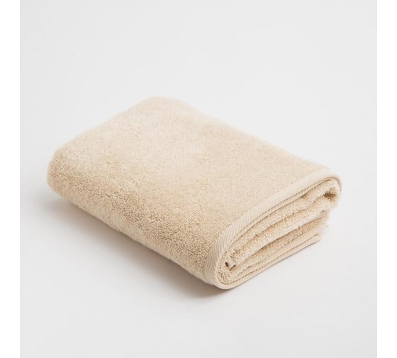 Полотенце махровое Этель Organic Beige 50x90 см, 100% хлопок, 420 гр/м2 5572863 1