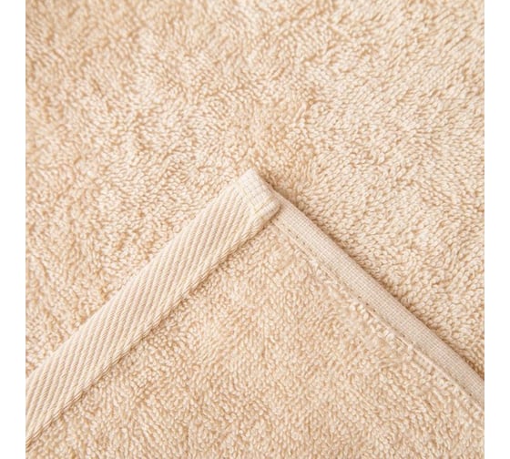 Полотенце махровое Этель Organic Beige 100x150 см, 100% хлопок, 420 гр/м2 5572873
