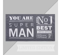 Полотенце махровое Этель Super man 50x90 см, 100% хлопок, 420 гр/м2 4607773