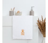 Полотенце махровое Этель Королева 30x60 см, 100% хлопок, 340 гр/м2 5373440