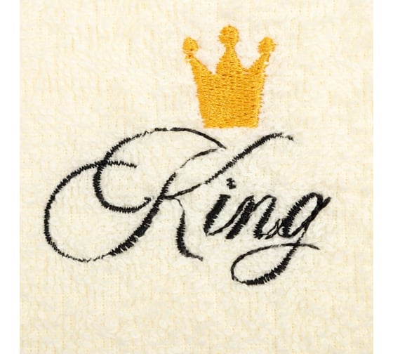 Набор полотенец Этель Queen & King 35x50 см - 2 шт., 100% хлопок, 350 г/м2 4869009