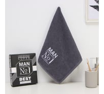 Полотенце махровое Этель Man №1 35x50 см, 100% хлопок, 350 г/м2 4764041