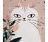 Полотенце Этель Белая кошечка 40x73 см, саржа, 100% хлопок, 190 г/м2 7635074 3
